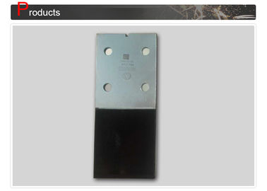 Asansör Parçaları İçin Kore Standardı 127 * 89 * 16mm ile Dayanıklı Metal Kılavuz Rayları