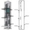 Tüm Cam Kapalı Tasarım ile 400kg Yük ve Hız 1.0m / S Kararlı Güvenlik Ev Asansörü
